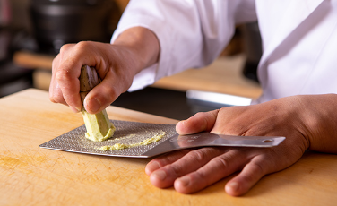 全国名産地のわさびを使用